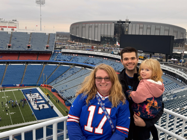 Family at Highmark Stadium Rally Day